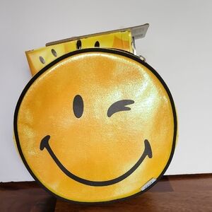 Yoobi Yellow Smiley Face Bag